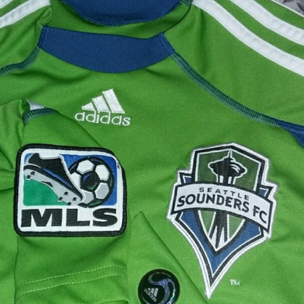 2008 Seattle Sounders Soccer Jersey Vintage - Picture 2 of 6